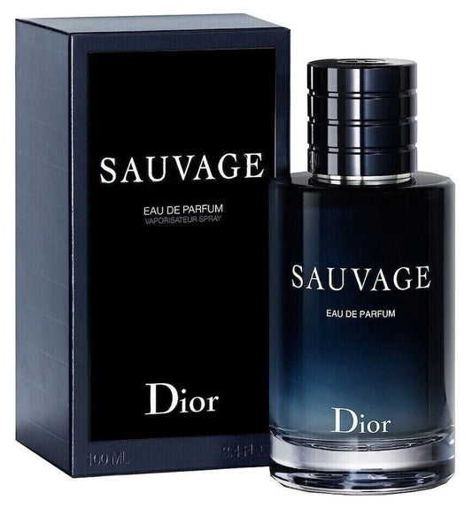 Christian Dior Sauvage Eau de Parfum 3.4 oz (100 ml) – Bold Oriental Fougere with Bergamot, Pepper & Vanilla