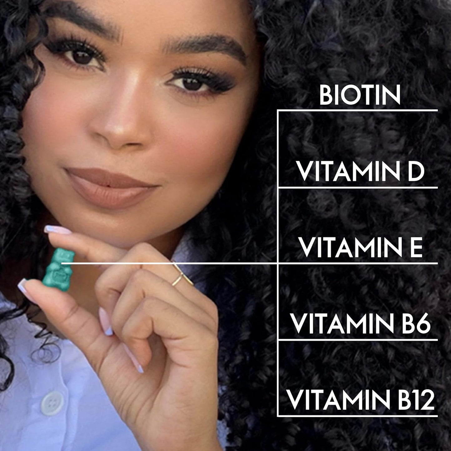 SugarBearPro Hair Vitamin Gummies – Extra Strength Biotin 6000 mcg, Vegan 1‑Month Supply for Hair Growth (Men & Women)