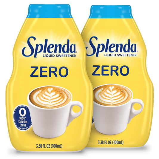 Splenda Liquid Zero Calorie Sweetener Drops – 100ml (Pack of 2) 💛💧