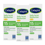 Cetaphil Daily Facial Moisturizer with Sunscreen, SPF 15, 4 fl. oz., 3 pk.