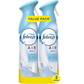 Febreze Air Mist Odor‑Fighting Room Spray – Linen & Sky Scent, 8.8 fl oz Aerosol (Pack of 2)