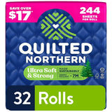 Quilted Northern Ultra Soft & Strong 2-Ply Toilet Paper 32 rolls, 244 sheets/roll