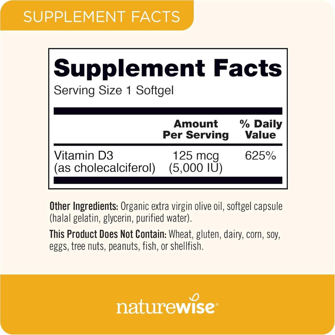 NatureWise Vitamin D3 – The Sunshine Vitamin for Your Health