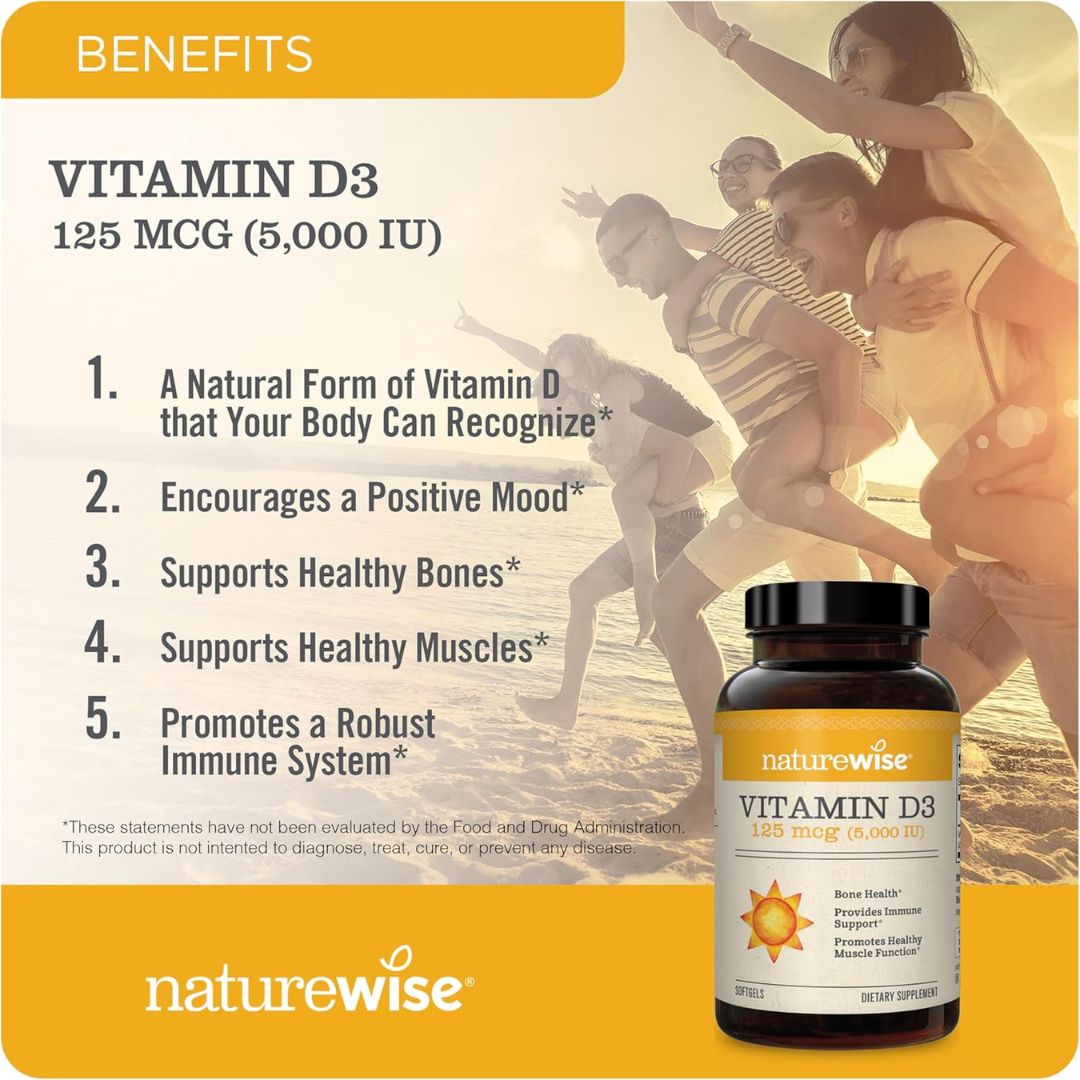 NatureWise Vitamin D3 – The Sunshine Vitamin for Your Health