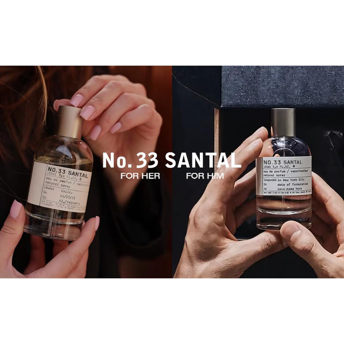 Le Labo Santal 33 EDP 3.4 oz (100 ml) – Iconic Unisex Sandalwood, Cedar & Spice