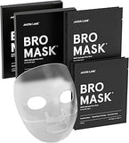 JAXON LANE BRO MASK Premium Korean Face Mask for Men (4 x 1 Pack) - Anti Aging Sheet Masks w/Hydrogel, Vitamin C, Hydrolyzed Collagen, & Hyaluronic Acid - Perfect Skin Care for Men