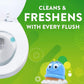 Scrubbing Bubbles Fresh Gel Toilet Bowl Cleaning Stamps – Rainshower Scent, 1 Dispenser with 6 Gel Stamps