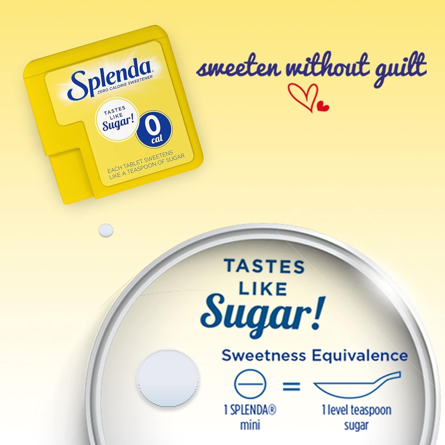 Splenda Sweet Minis – 500 Calorie-Free Tablets 💛💊