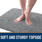 OLANLY Dog Door Mat for Muddy Paws 30x20 – Absorbent Chenille Mud Mat, Quick-Dry Washable Non-Slip Doormat for Dogs, Indoor Entryway Rug for Moisture & Dirt Capture (Grey)