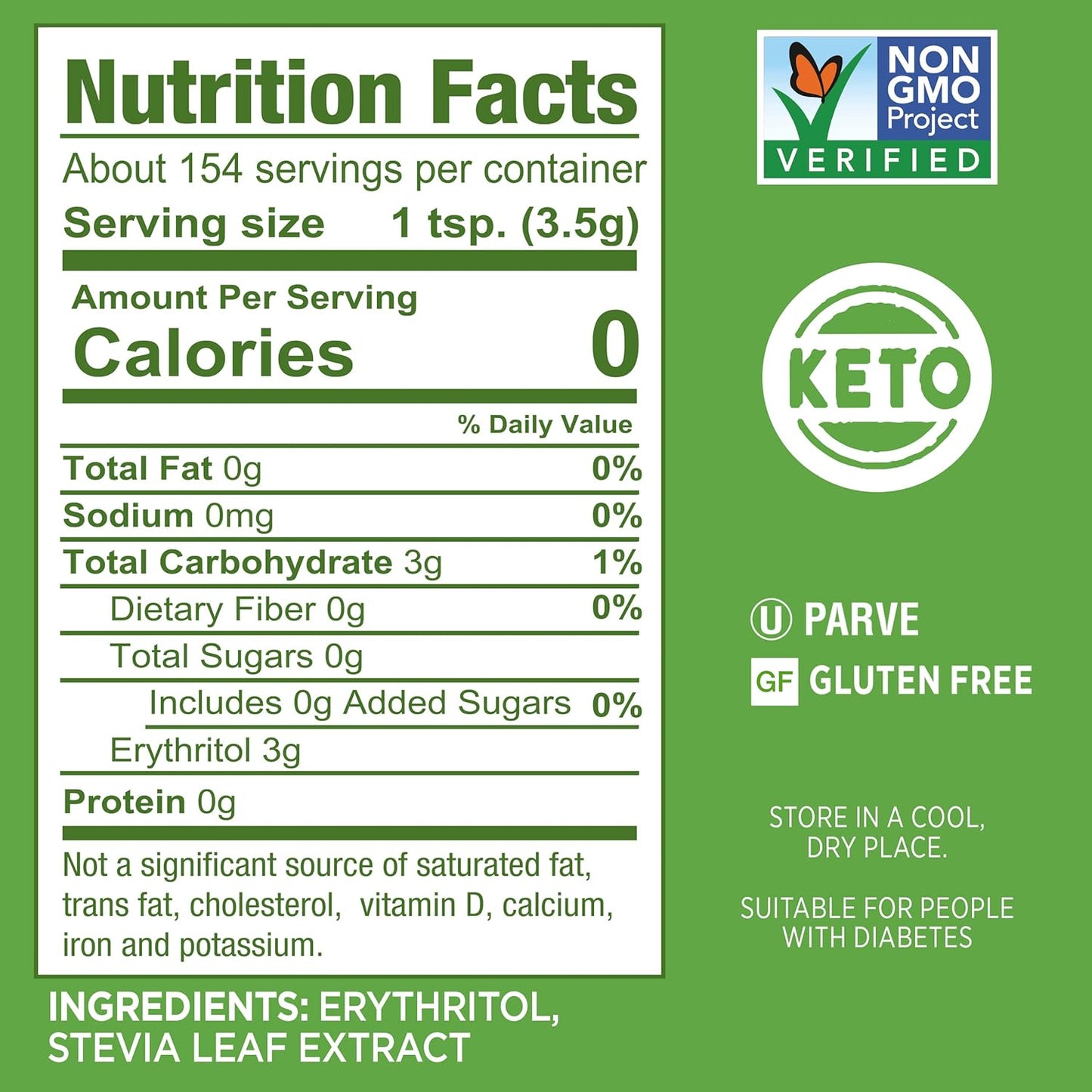 Splenda Stevia Zero Calorie Sweetener – Granulated Powder (19 oz Jar) 💚🍃