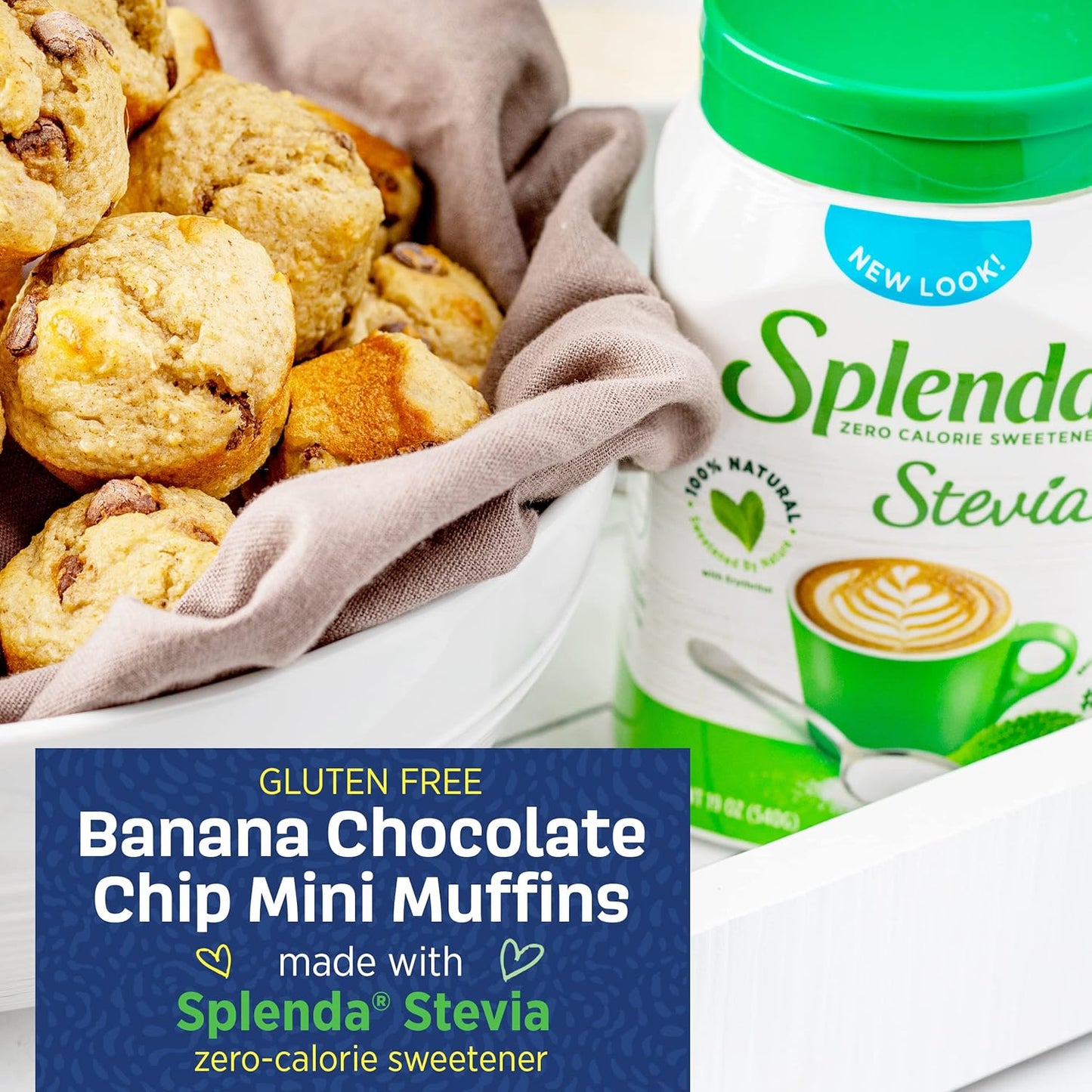Splenda Stevia Zero Calorie Sweetener – Granulated Powder (19 oz Jar) 💚🍃