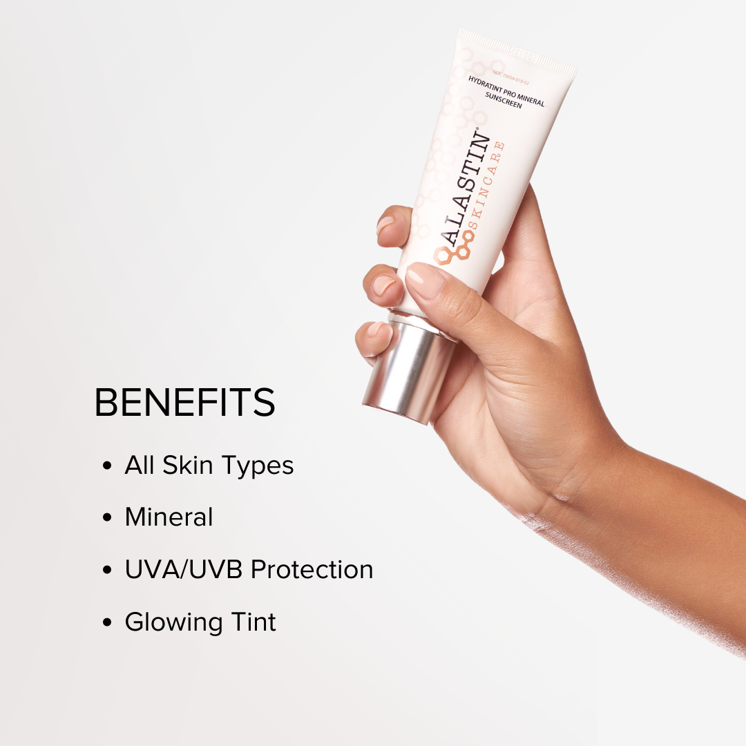 ALASTIN HydraTint Pro Mineral Sunscreen SPF 36 – 2‑in‑1 Tinted Daily Moisturizer for Face & Neck – Hydrating, Fragrance-Free, Water‑Resistant