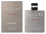 Chanel Allure Homme Sport Eau Extrême EDP 3.4 oz – Fresh Woody Aromatic with Tonka & Mint