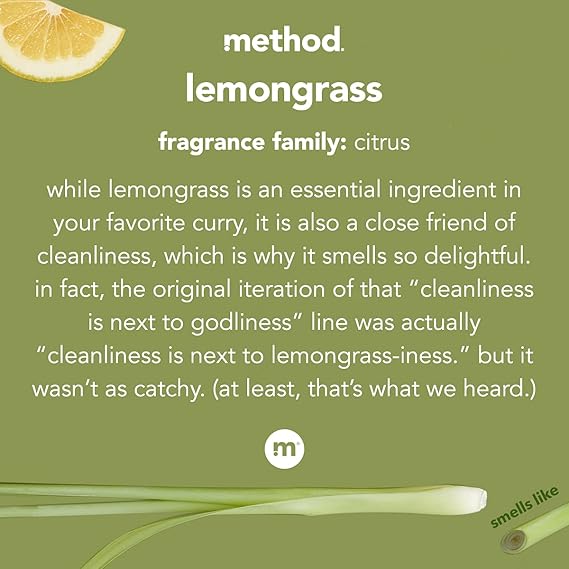 Method Heavy Duty Degreaser – Lemongrass Scent, 28 oz Spray | Tough on Grease, Plant-Based Cleaner