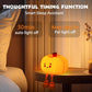 Pumpkin Night Light – Silicone LED Rechargeable, 3-Level Dimmable Touch Lamp | Cute Nursery, Halloween Desk & Bedside Décor