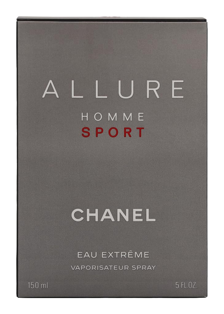 Chanel Allure Homme Sport Eau Extrême EDP 3.4 oz – Fresh Woody Aromatic with Tonka & Mint