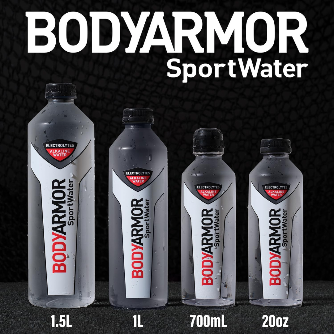 SportWater Alkaline Water, Superior Hydration, High Alkaline Water pH 9+, Electrolytes, Perfect for your Active Lifestyle, 700mL (Pack of 24)