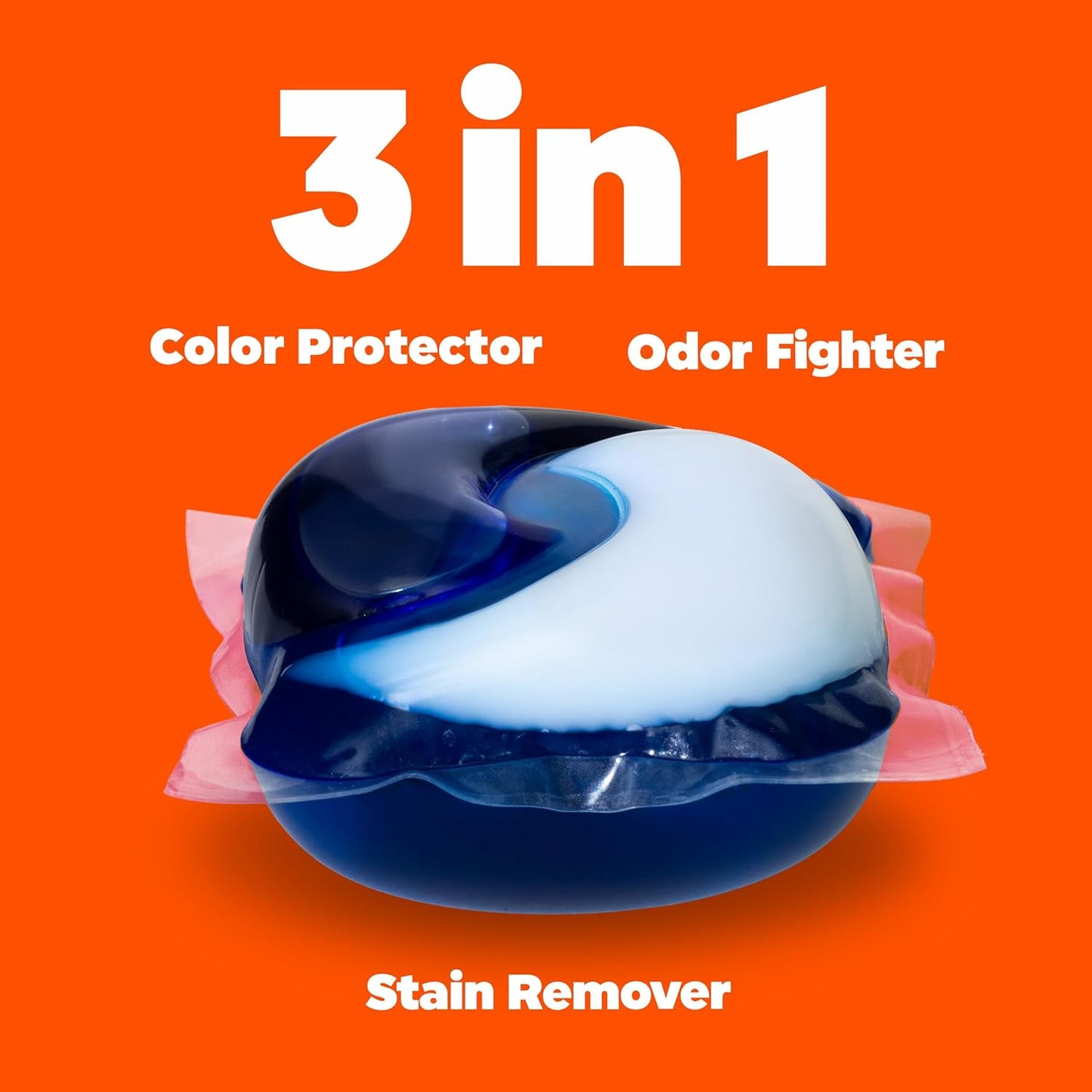 Tide PODS 3-in-1 Laundry Detergent Pacs – Spring Meadow Scent, 76-Count | HE-Compatible, Stain & Odor Fighter