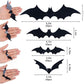 DIYASY 120-Piece 3D Bat Wall Stickers – Waterproof PVC Bat Decals (4 Sizes) for Indoor & Outdoor Halloween Decor