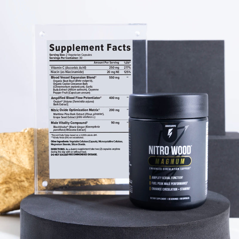 Nitro Wood™ Magnum – Maximum Size, Strength & Stamina | Male Enhancement & Blood Flow Booster