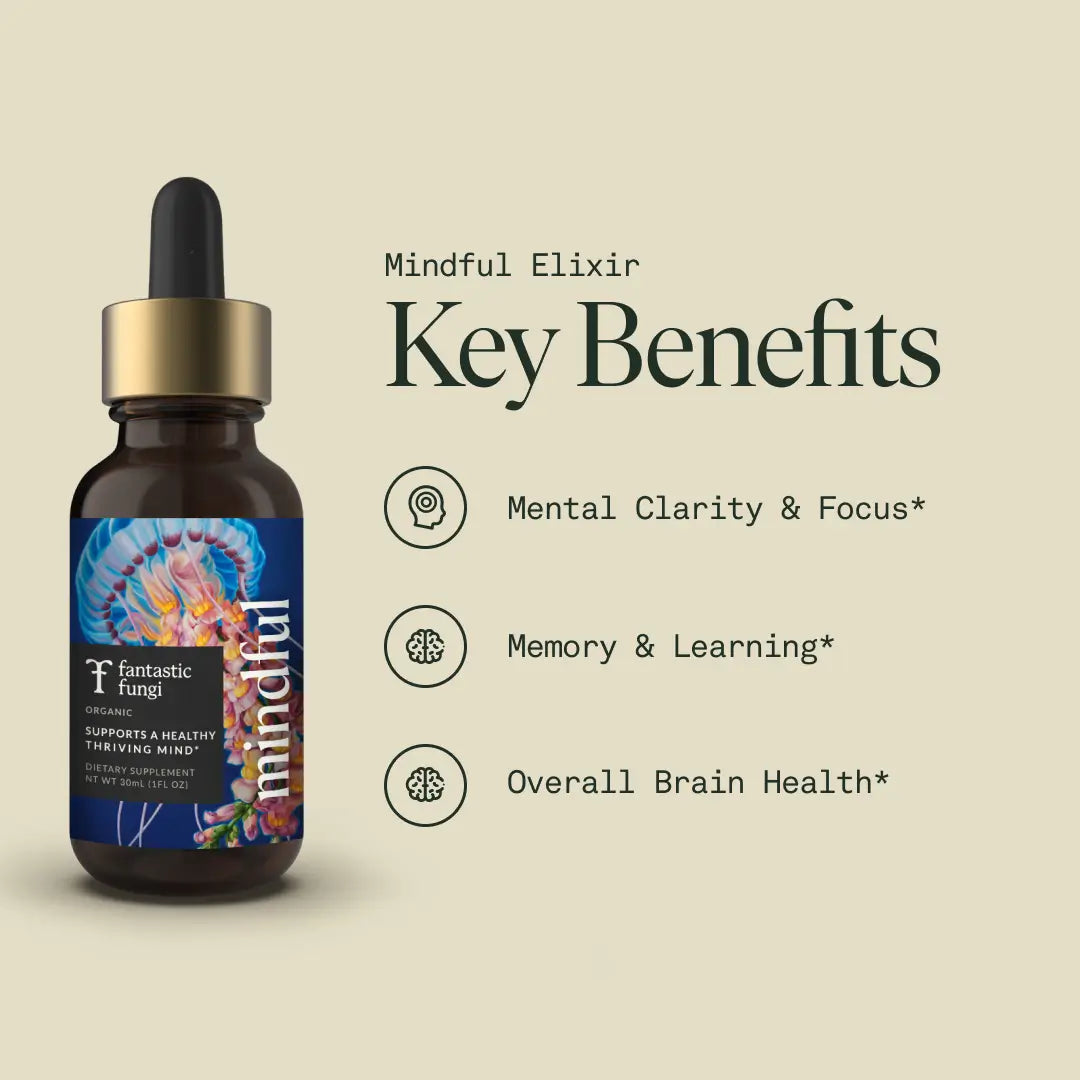 Mindful Elixir | Calm Focus & Mental Clarity Drink | Adaptogenic Blend for Stress Relief & Balanced Energy 🌿🧘‍♀️