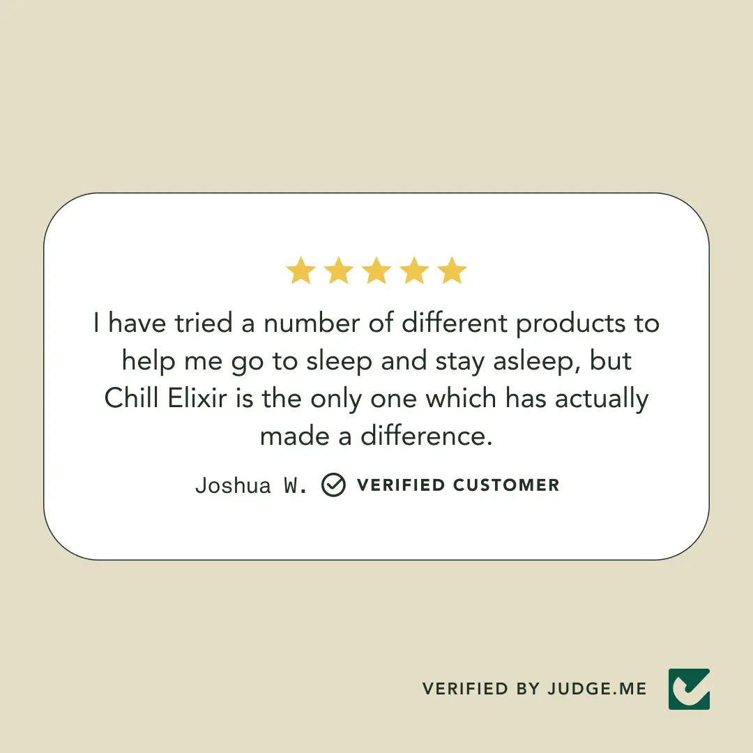 Chill Elixir | Natural Relaxation & Stress Relief Drink | Calm Focus & Restful Sleep Support 🌿