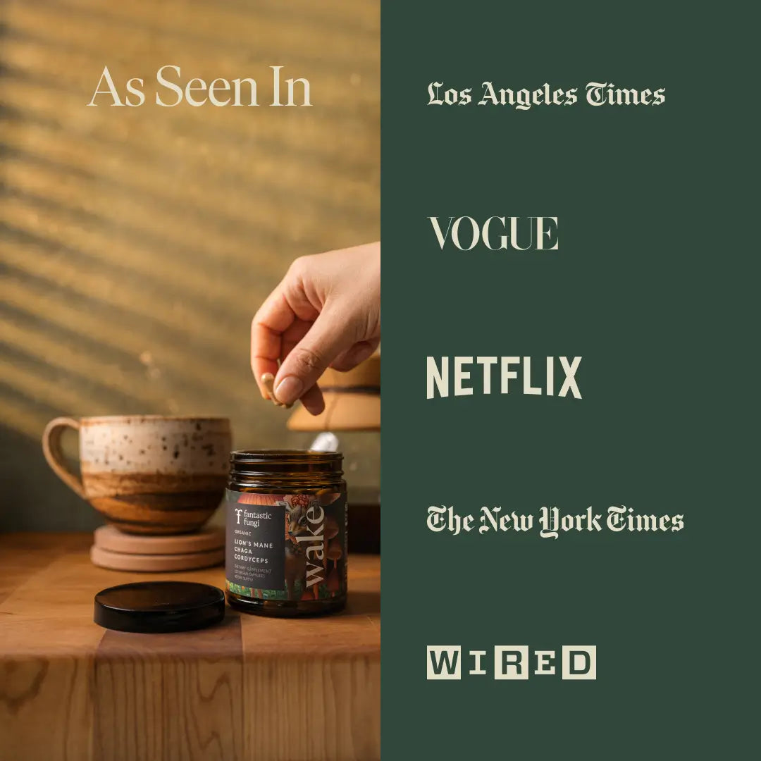 Wake Capsules | Natural Energy, Focus & Mood Support | Caffeine-Free Daily Performance Boost ⚡🌿