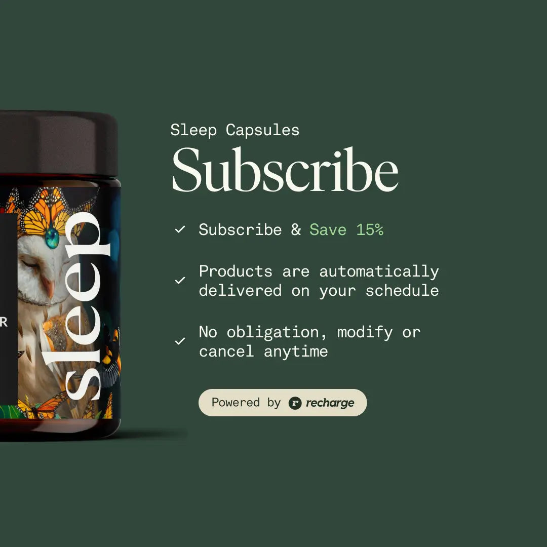 Sleep Capsules | Natural Sleep Aid for Deep Rest & Relaxation | Melatonin + Herbal Blend 🌙🌿
