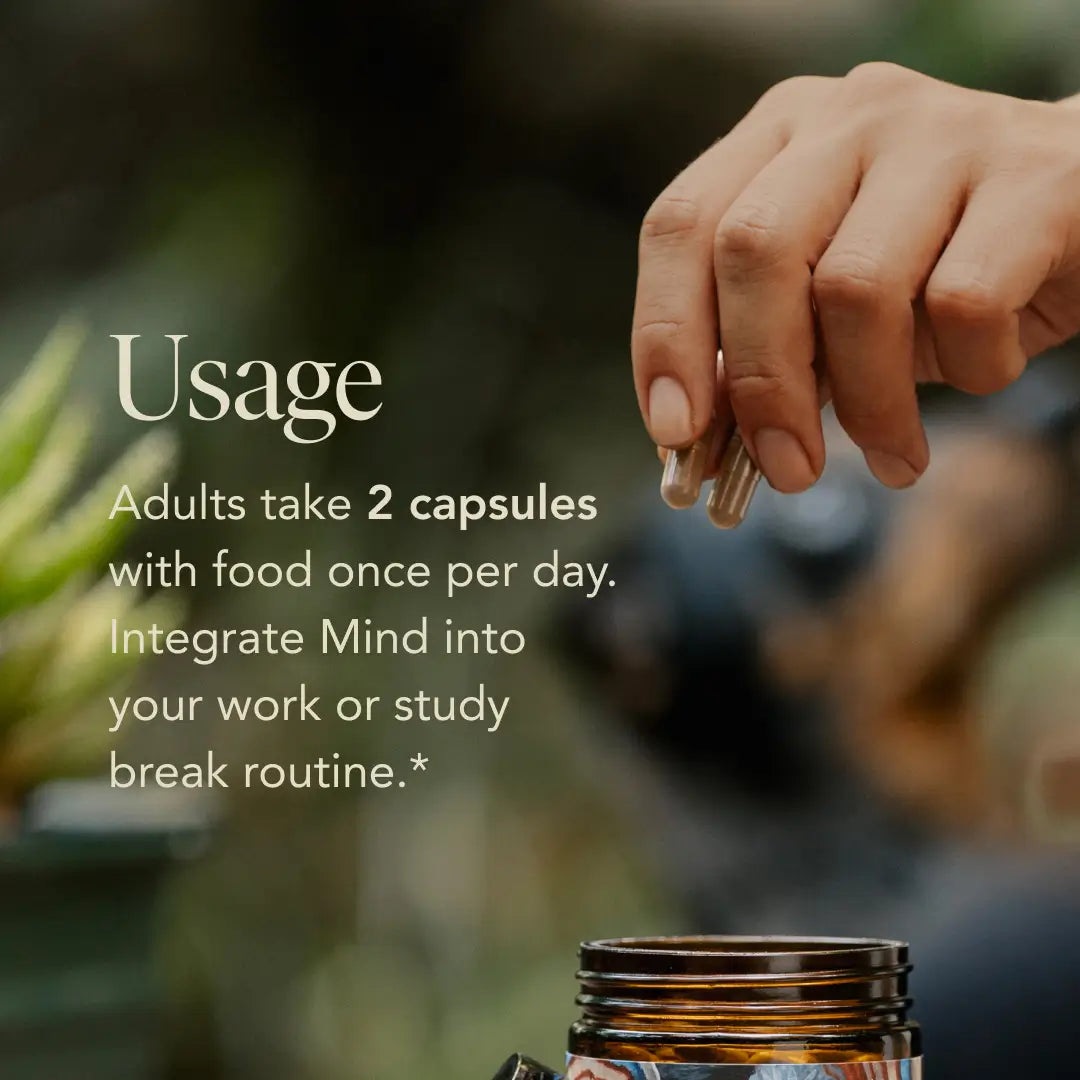 Mind Capsules | Focus, Memory & Mental Clarity Support | Nootropic Brain Supplement 🌿🧠