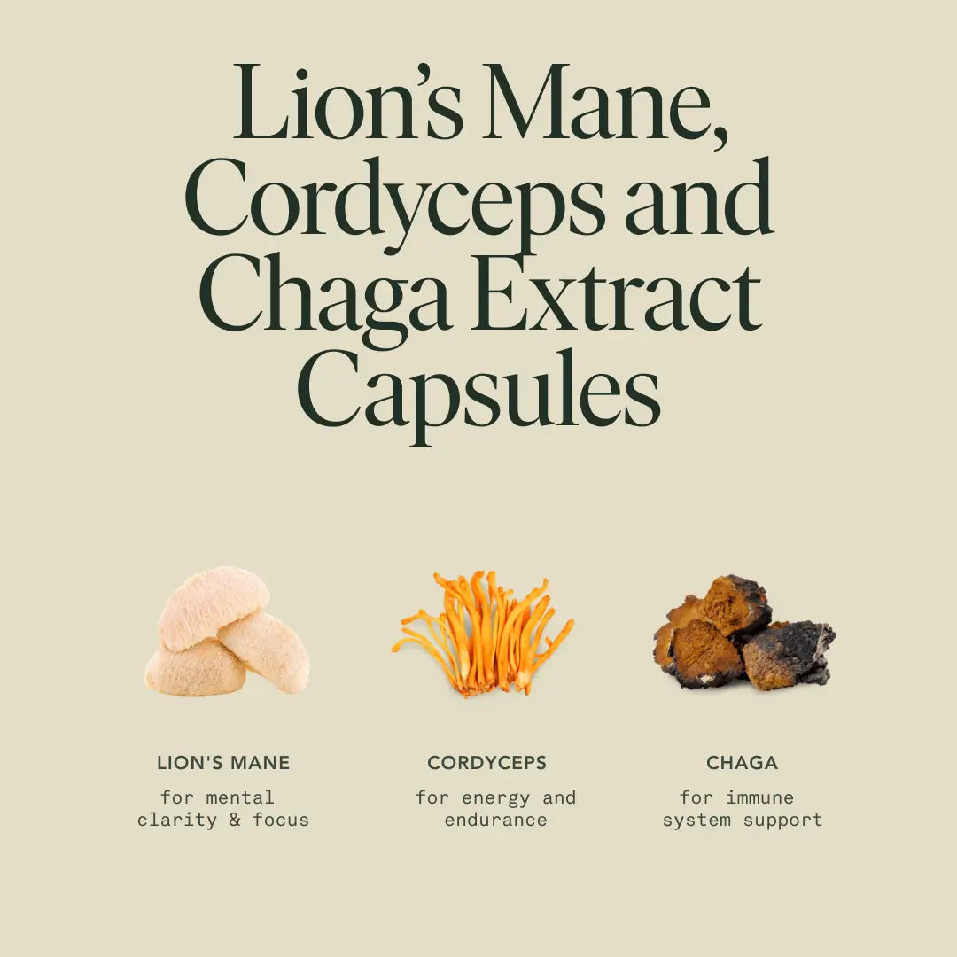 Wake Capsules | Natural Energy, Focus & Mood Support | Caffeine-Free Daily Performance Boost ⚡🌿