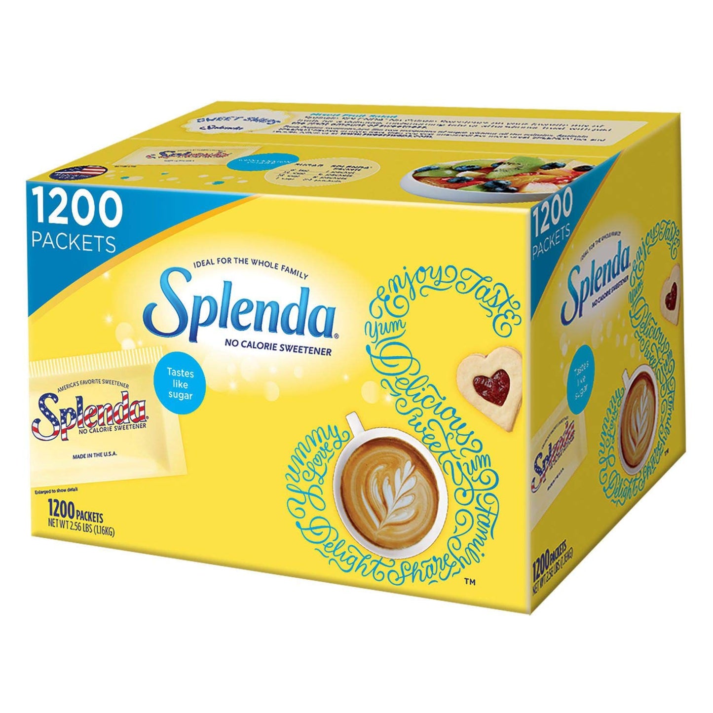 Splenda No-Calorie Sweetener, 1,200 Count – 3.55 lbs