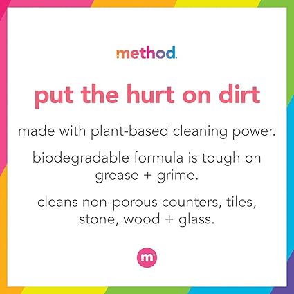Method All-Purpose Cleaner Spray – French Lavender, Plant-Based Biodegradable Formula for Counters, Tiles & Household Surfaces – 28 fl oz (1 Pack)