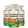 B Vitamin Supplements, Including Folic Acid and Biotin, To Support Heart and Nervous System Health, Energy Metabolism