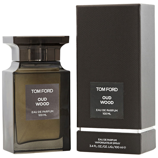 Tom Ford Oud Wood EDP 3.4 oz – Woody Spice Fragrance with Cardamom, Vanilla & Sandalwood