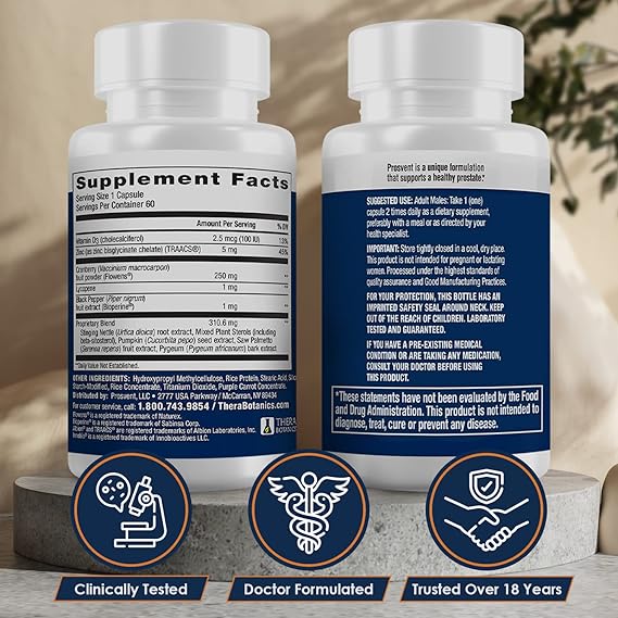 Two supplement bottles with labels on a neutral background