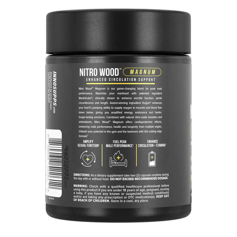 Nitro Wood™ Magnum – Maximum Size, Strength & Stamina | Male Enhancement & Blood Flow Booster