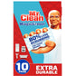 Mr. Clean Magic Eraser, Extra Durable, Multi Purpose Cleaner, Shoe, Bathroom, Shower, and Car Window and Windshield Cleaner, Cleaning Pads, 10 Count
