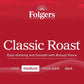 Folgers Classic Medium Roast Ground Coffee – Rich & Smooth Flavor, AromaSeal Canister, Kosher, 43.5 oz