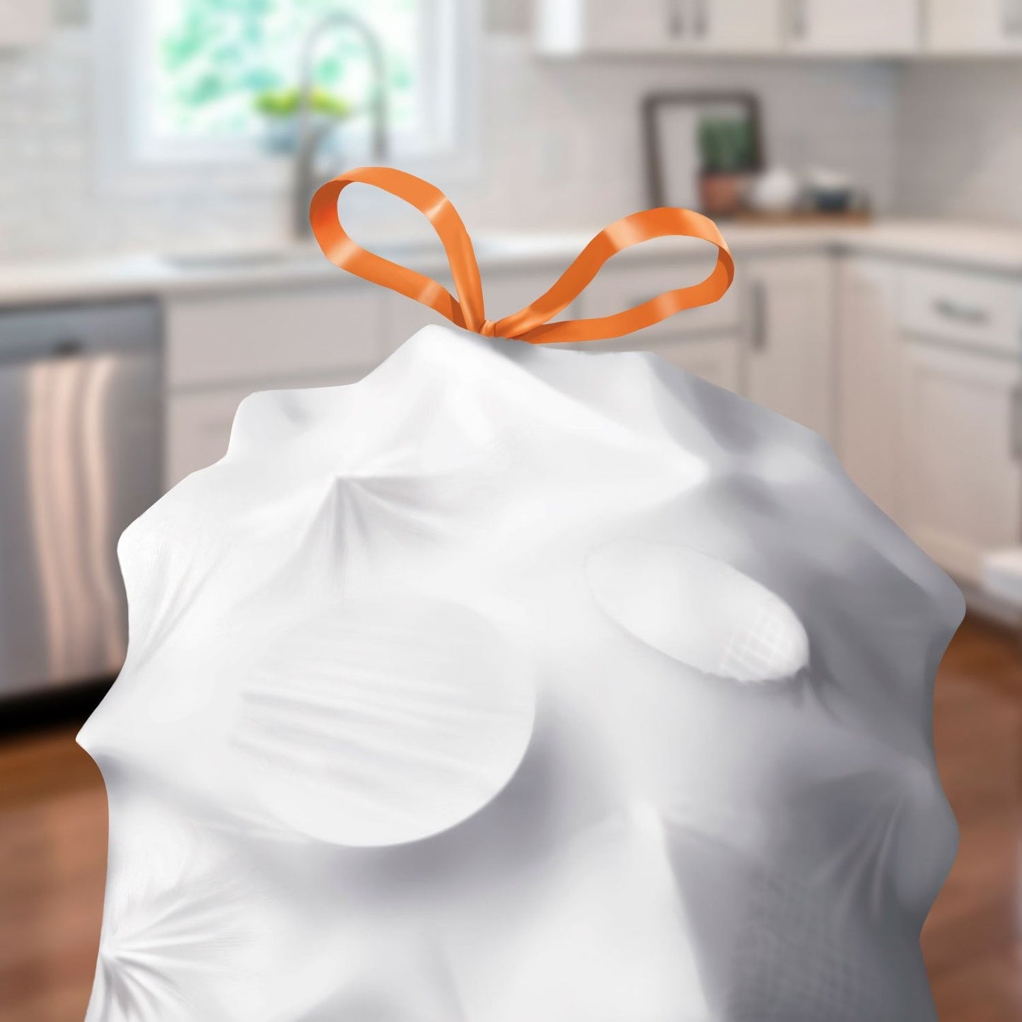Member’s Mark Heavy‑Duty 18 Gallon Kitchen & Compactor Trash Bags – 2 Mil Thick, Leak & Tear Resistant, Drawstring Grip, 50‑Count Box
