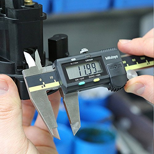 Mitutoyo America 500-196-30 Digimatic Caliper Without Output, 6" Rang, 1" Height, 1" Wide, 1" Length, Borosilicate Glass
