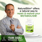 NaturalSlim Testosterone Booster for Men – 180 Capsules for Strength, Energy & Metabolism Support