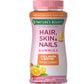 Nature's Bounty Optimal Solutions Hair, Skin & Nails Gummies – Biotin & Collagen, 2500 mcg, 80 Ct 🌿✨