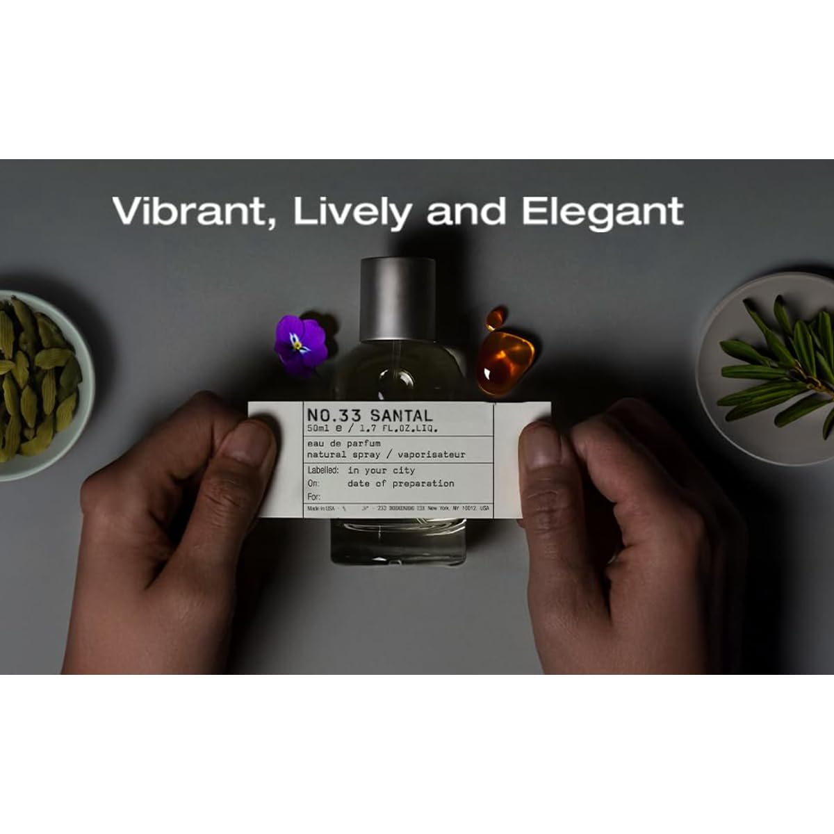 Le Labo Santal 33 EDP 3.4 oz (100 ml) – Iconic Unisex Sandalwood, Cedar & Spice