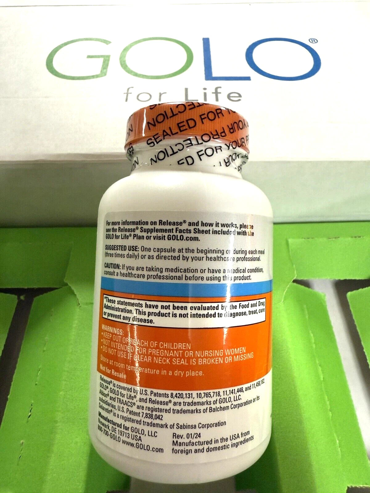 GOLO Release Dietary Supplement – 90 Vegetarian Capsules for Metabolic Support & Weight Management