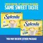 Splenda Zero Calorie Sweetener – 200 Count Packets 💛🍬